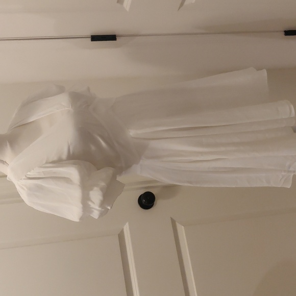 New! 1. State Tiered short Bubble Sleev Dress sz XS - Picture 10 of 16